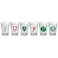 Kit de Copos Americanos do Palmeiras AllMix com 6 unidades - 190ml BRANCO