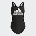Maiô para Natação adidas SH3.RO Big Logo - Adulto PRETO/BRANCO