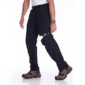 Calça-Bermuda Hard Adventure Bio Trekking UV50+ - Masculina PRETO