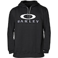 Blusão de Moletom Oakley Dual Pullover - Masculino PRETO