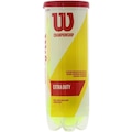 Bola de Tênis Wilson Championship Extra Duty - Tubo com 3 Bolas AMARELO