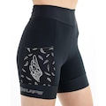 Bermuda de Ciclismo Hupi Run Curta Asas - Feminina PRETO