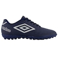 Chuteira Society Adulto Umbro Class TF AZUL ESC/CINZA
