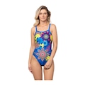 Maiô Kauna Swim Tropical Summer Feminino ESTAMPADO