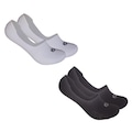 Meias Sapatilha Asics Basic Pack - Adulto PRETO/BRANCO