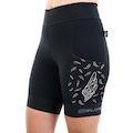 Bermuda de Compressão Hupi Run Asas Longa - Feminina PRETO