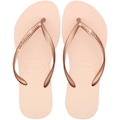 Chinelo Havaianas Slim - Feminino ROSA/OURO