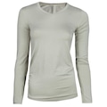 Camiseta Rola Moça Alongada - Feminina BEGE