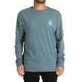 Camiseta Manga Longa Volcom Deadly Stones - Masculina AZUL ESCURO