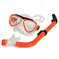 Kit de Mergulho Poker: Tinos com Snorkel + Máscara - Infantil LARANJA