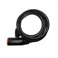 Cadeado com Chave Maxtrava 6 mm x 1500 mm PRETO