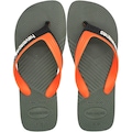 Chinelo Havaianas Dual - Adulto VERDE/LARANJA