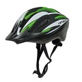 Capacete Ciclismo Poker Windstorm com Led - Adulto PRETO/VERDE