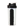 Garrafa Squeeze Gold Sports Mixer e Porta Comprimido - 750ml PRETO
