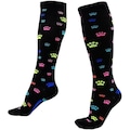 Meia Longa Hupi Love Pets Colors - 36 ao 42 - Adulto PRETO