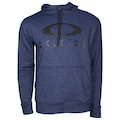 Blusão com Capuz Oakley Patch 2.0 Hoodie - Masculino AZUL/PRETO
