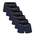 Kit de Cuecas Boxer Zorba Plus 717 - Masculino - 6 Unds AZUL ESCURO