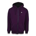 Jaqueta de Moletom New Era com Capuz Sazonal Fur Branded - Masculina VERMELHO