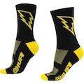 Meias Cano Médio Hupi Raio - 36 ao 42 - Adulto PRETO/AMARELO