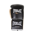 Luvas de Boxe Everlast Powerlock Amarração - 18 Oz PRETO/OURO