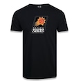 Camiseta New Era Phoenix Suns Basic Logo Nba - Masculina PRETO