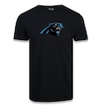 Camiseta New Era Masculina Carolina Panthers Logo Time NFL PRETO