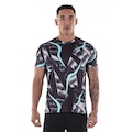 Camiseta Everlast Tron - Masculina PRETO/AZUL