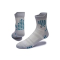 Meia Curta para Corrida Lurk Performance Running - Adulto BRANCO/AZUL