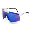Óculos de Bike HUPI Maverick - Unissex BRANCO/PRETO