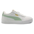 Opção de cor BRANCO/VERDE de Tênis Feminino Puma Carina L BDP