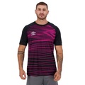 Camiseta Umbro Velocita - Masculina PRETO/ROSA