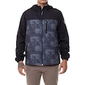 Jaqueta com Capuz DC Shoes Camo Dagup Packable - Masculina PRETO