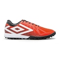 Chuteira Society Umbro Velocita 6 Club TF - Adulto LARANJA/BRANCO