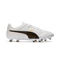 Chuteira de Campo Adulto Puma King FG BDP BRANCO/PRETO