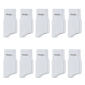 Kit de Meias Cano Curto Mash Esportiva -10 pares - Adulto BRANCO