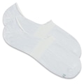 Kit Meia Super Invisível Mash Silicone - 2 Pares - Adulto BRANCO