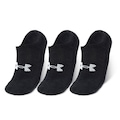 Kit Meias Under Armour Cotton NS - 3 Pares - Adulto PRETO