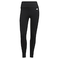 Calça Legging adidas Designed To Move 3 Stripes - Feminino PRETO/BRANCO