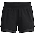 Shorts Under Armour IsoChill Run 2N1 - Feminino PRETO