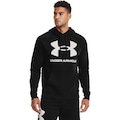 Blusão de Moletom com Capuz Under Armour Rival Fleece Big Logo HD - Masculino PRETO/BRANCO