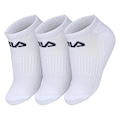 Meia Cano Invisível Fila LS330040 - Pack com 03 Unidades - 39 ao 43 BRANCO
