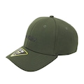 Boné Aba Curva Oakley 6 Panel Stretch Metallic Hat New Dark Brush - Fechado - Adulto VERDE