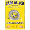 Cabo de Aço para Rede de Tênis Spin Galvanizado e Plastificado PRATA