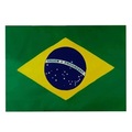 Bandeira BC Sartori Brasil 1P - 64x45cm VERDE/AMARELO