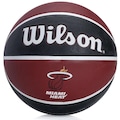 Bola de Basquete Wilson NBA Team Tribute Miami Heat Tam7 VERMELHO