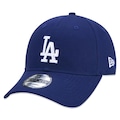 Boné Aba Curva New Era 9Twenty MLB Los Angeles Dodgers AZUL ROYAL - Strapback - Adulto AZUL ESCURO