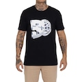 Camiseta Dc Shoes Chrome Dome - Masculina PRETO