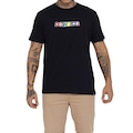 Camiseta DC Shoes Shoe Co Stacks - Masculina PRETO