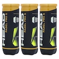 Bola de Padel Head Pro S - Pack com 03 Tubos AMARELO