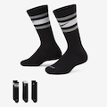 Kit de Meias Cano Alto Nike Everyday Plus Cushioned - Infantil - 3 Pares SORTIDA